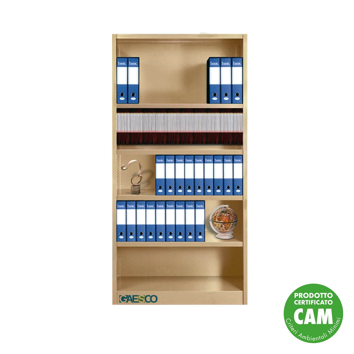 Armadio a Giorno 4 ripiani Rinforzati cm. L.120xP.60xH.200 BIANCO