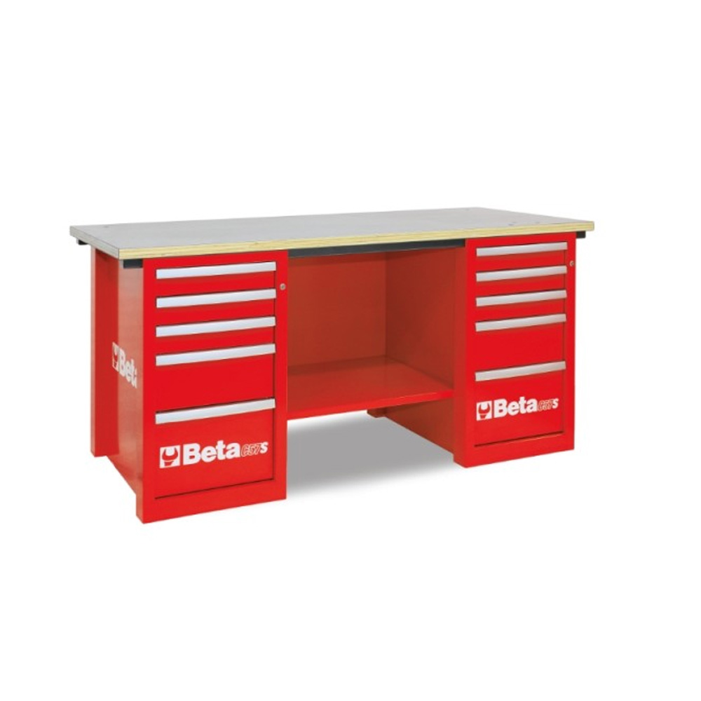 Banco da lavoro Beta Master Cargo C57S/C (Rosso) / cm. L.190xP.80xH.90