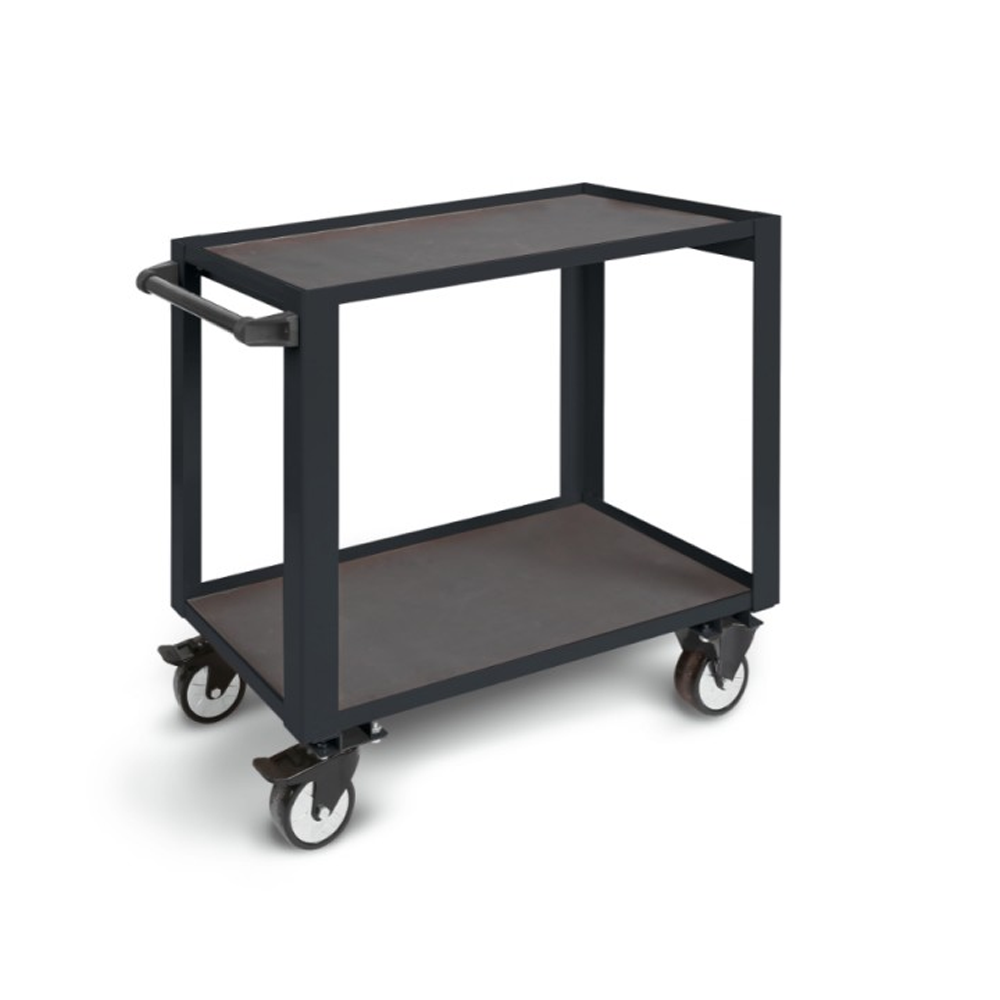 Carrello officina 2 ripiani Beta CP51 (Grigio) / cm. L.90xP.50xH.90  