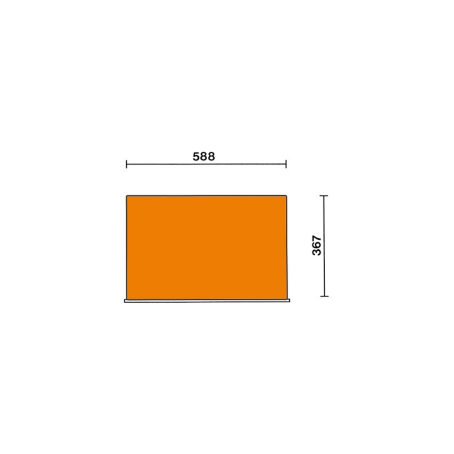 Carrello SuperTank con 10 cassetti Beta RSC28 (Arancio) / L.125xP.80xH.95