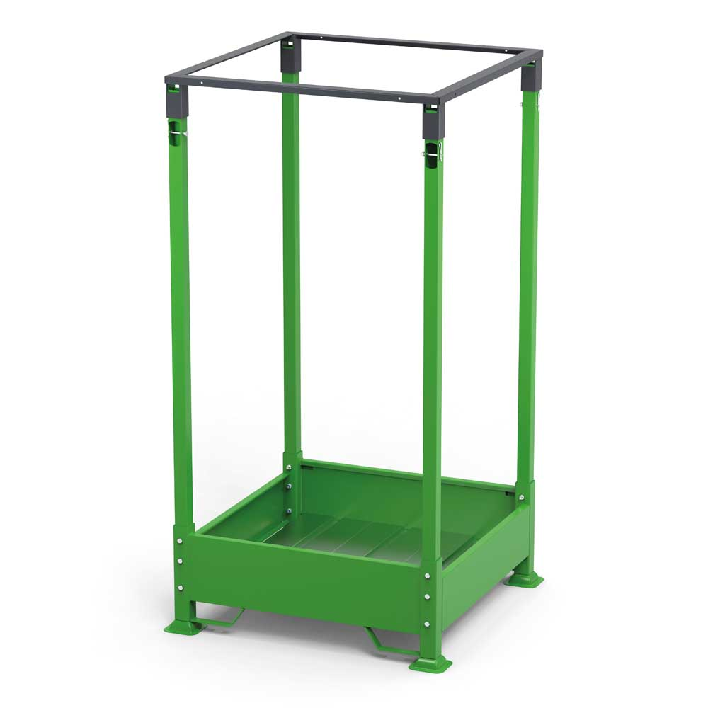 Struttura porta big bag / cm. L.110xP.110xH.200 (VERDE)