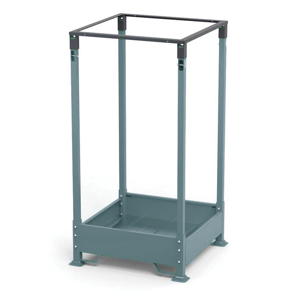 Struttura porta big bag / cm. L.110xP.110xH.200 (GRIGIO)