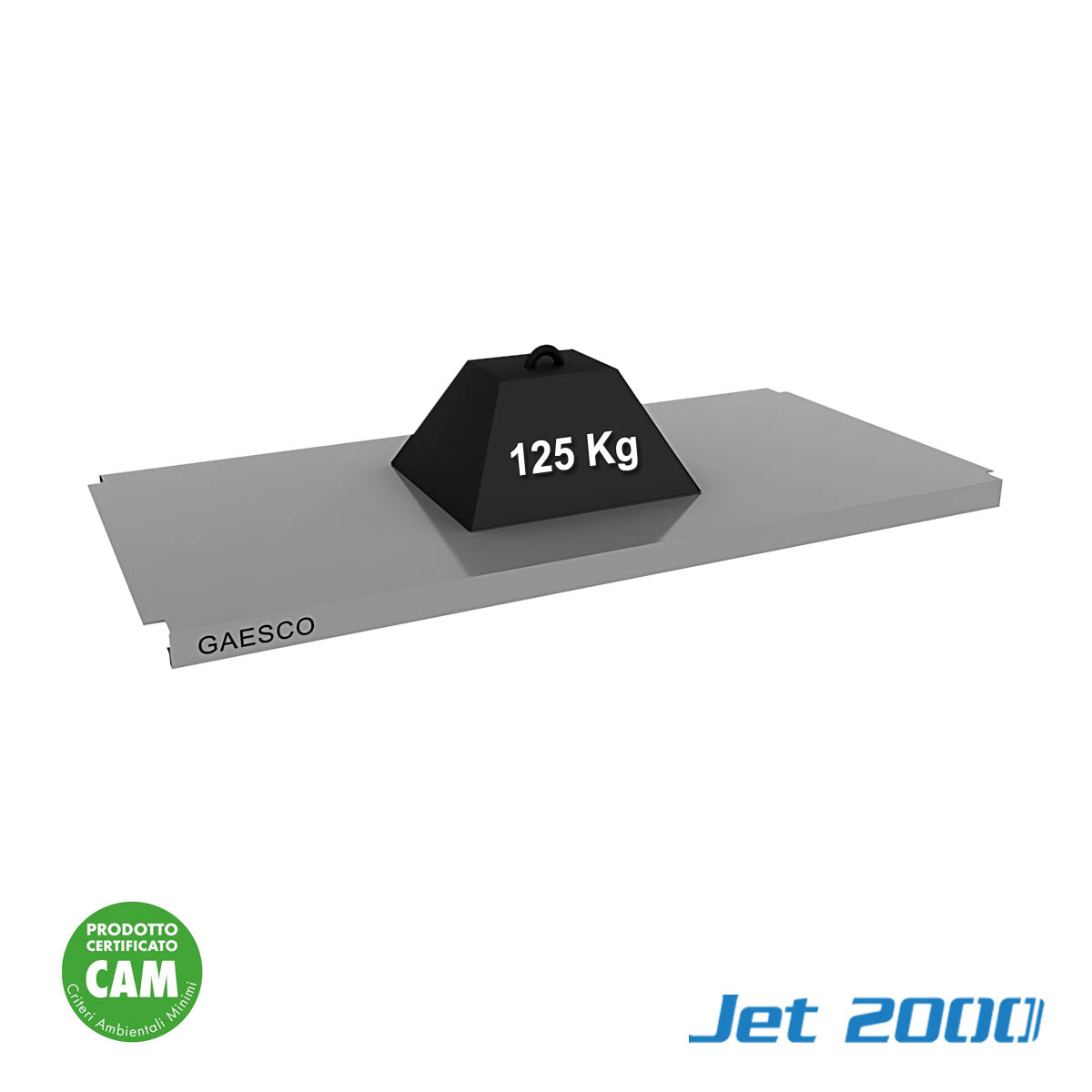 Ripiano aggiuntivo mod. agg. JET2000 / cm. L.100xP.40 (Port. 125 kg)