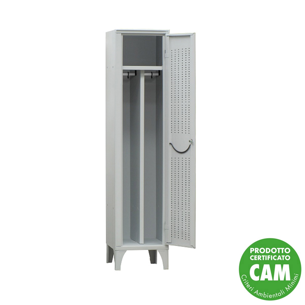 Armadio spogliatoio sporco pulito 1 Posto Anta Forata / cm.50x50x180H /