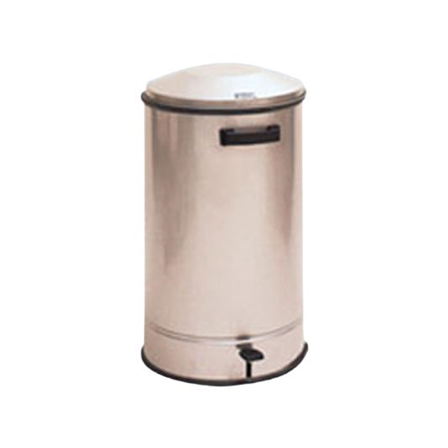 Pattumiera in Acciaio Inox AISI 304 - Lt. 50 / diam. cm.42xH.60