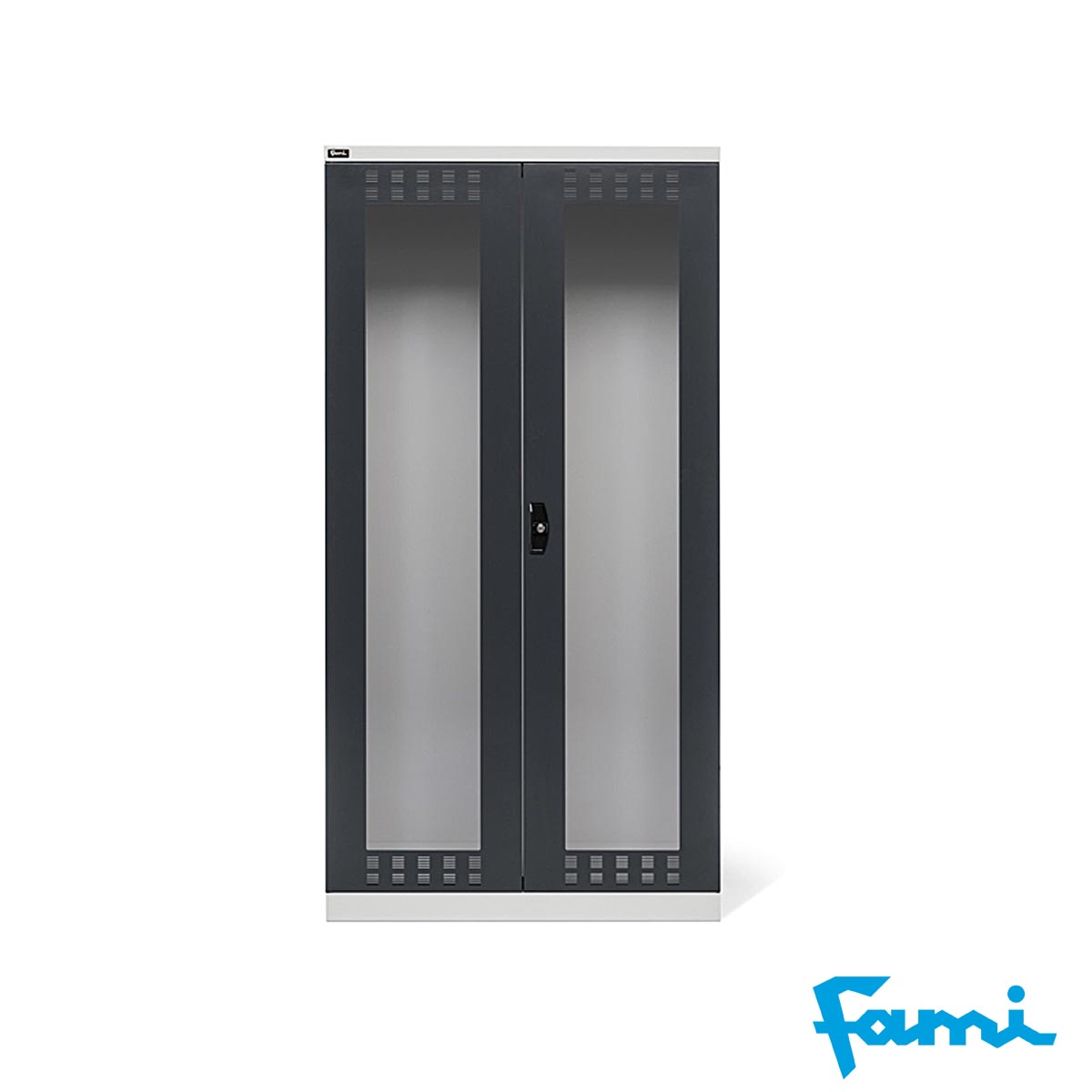 Armadio Officina Componibile (Vuoto) Grigio+Antracite / cm.100x55x200h FAMI 