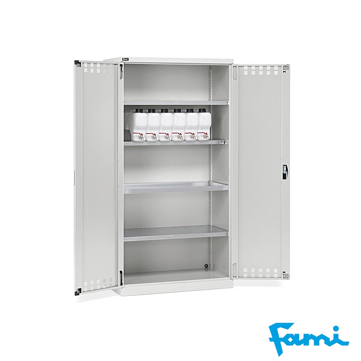 Armadio a Ripiani con 6 taniche / cm.100x55x200h FAMI 