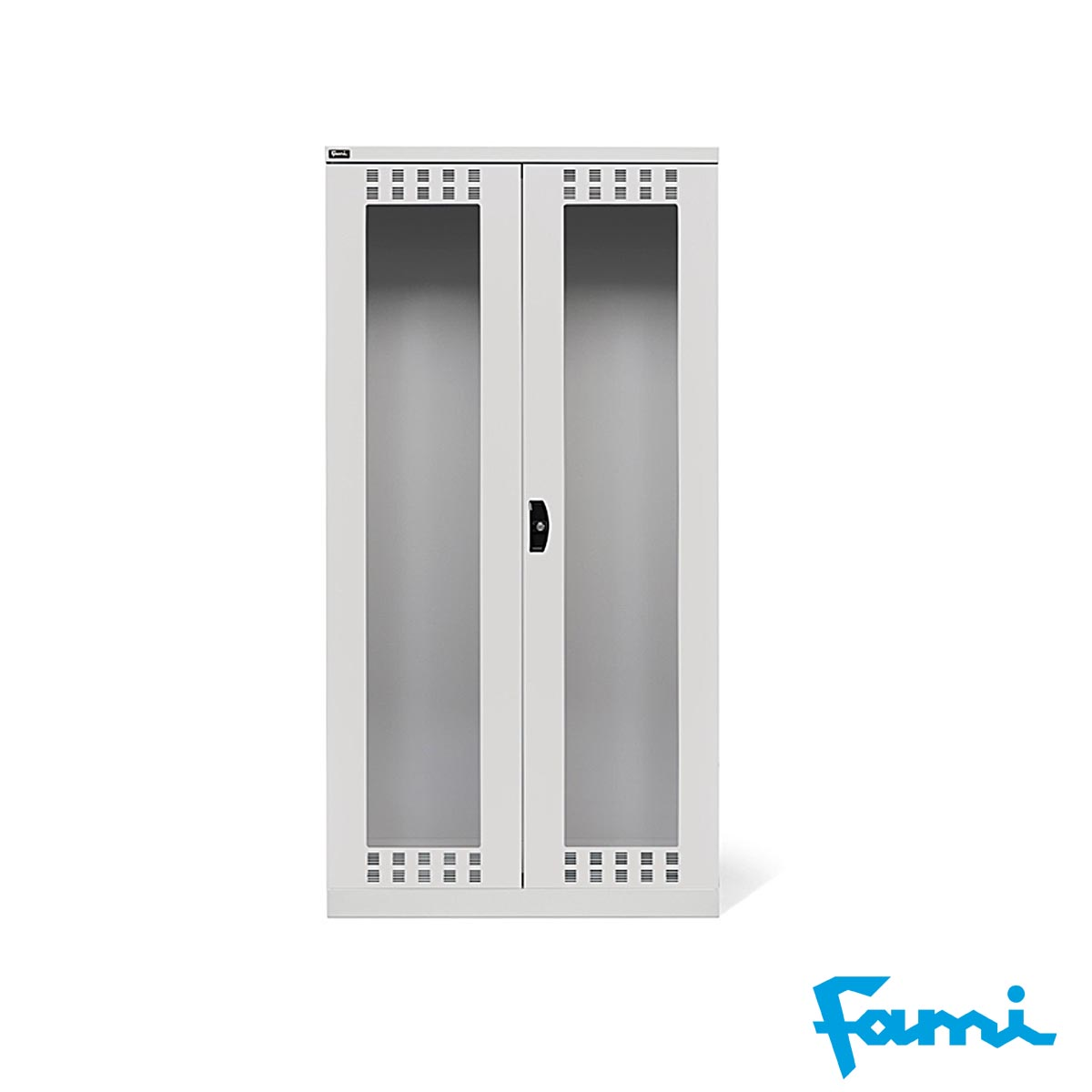 Armadio Officina Componibile (Vuoto) Grigio / cm.100x55x200h FAMI