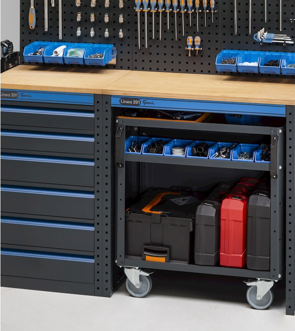 Arredo Per Officina e Garage FAMI 391G06 - Lungh. 152 cm 
