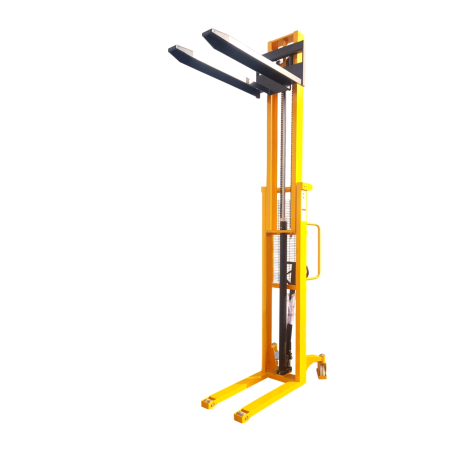 Sollevatore manuale H. sollevamento 300 cm. / Forche cm. 115 x55  / Port.1000Kg 