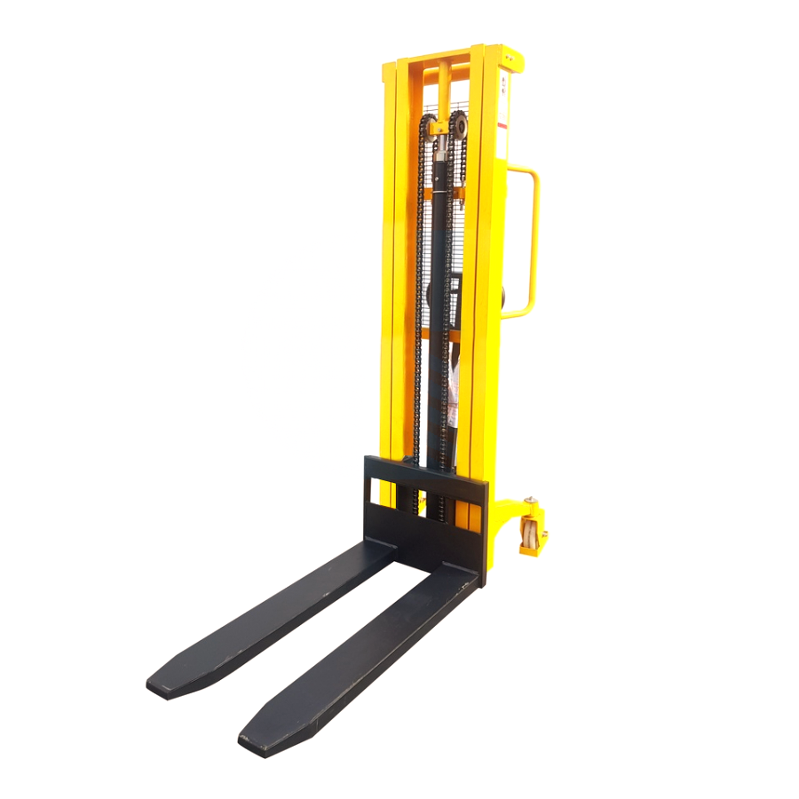 Sollevatore manuale H. sollevamento 300 cm. / Forche cm. 115 x55  / Port.1000Kg 