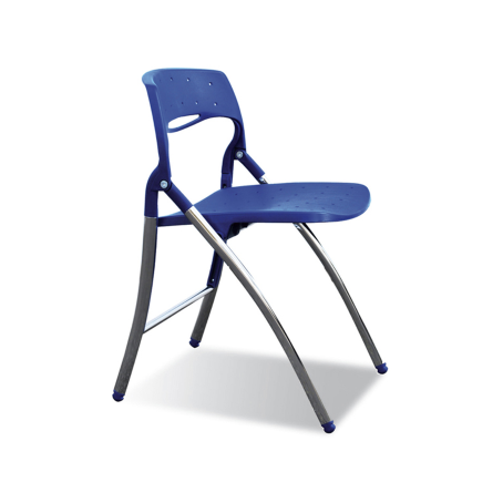 Sedia Mensa Aziendale Pieghevole TRIGON / BLU