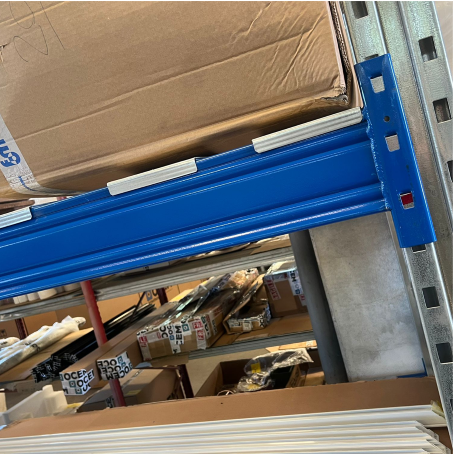 Rompitratta a pianetto Scaffali Portapallet - cm P.100,9xL.15 (Port. 320kg)