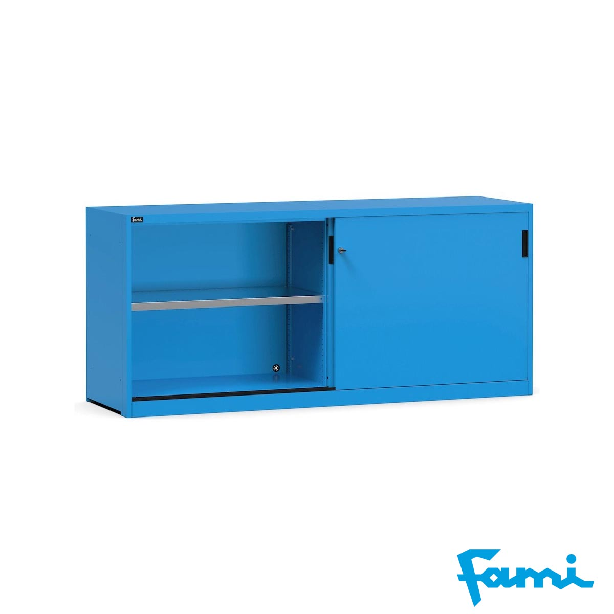 Armadio basso ante scorrevoli / 2 Ripiani / cm.200x60x90h FAMI