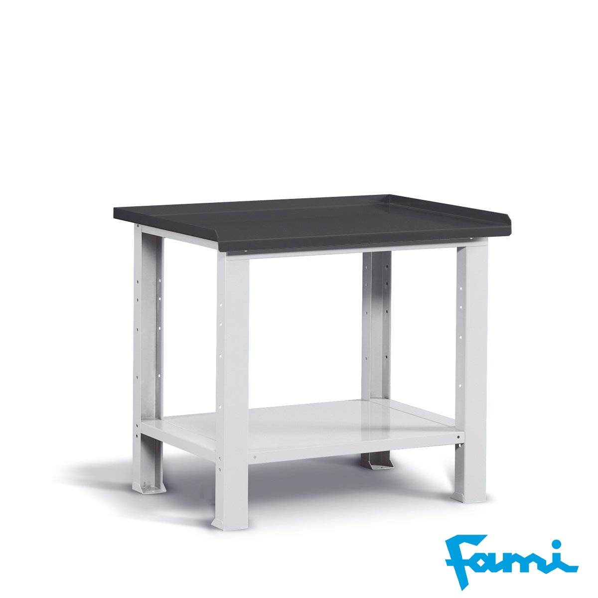 Banco da lavoro piano in acciaio (GRIGIO) / cm. L.100xP.70xH.85 – FAMI IDEAONE06125
