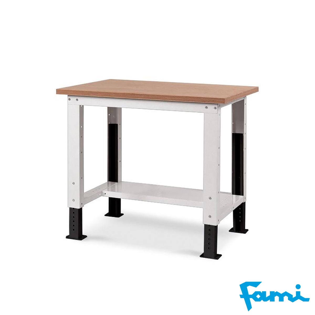 Banco da lavoro piano in legno H regolabile (GRIGIO) / cm. L.100xP.75xH.75/111 – FAMI IDEAONE05128