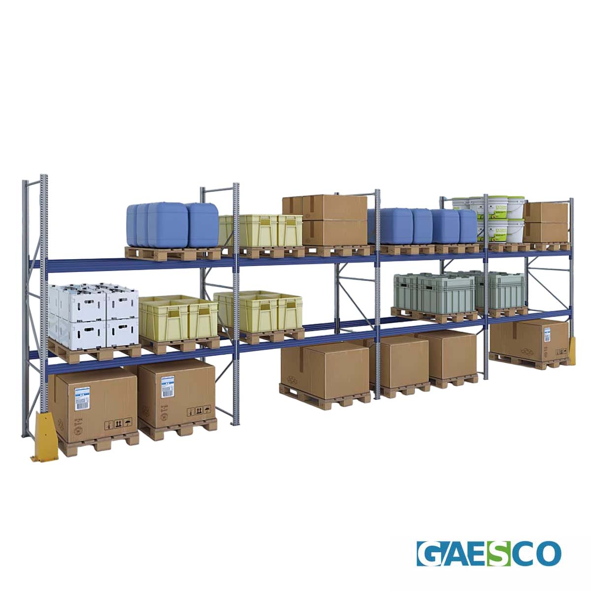 Scaffale Portapallet (24 pallet) - cm. L.901xP.100xH.300 (KIT)