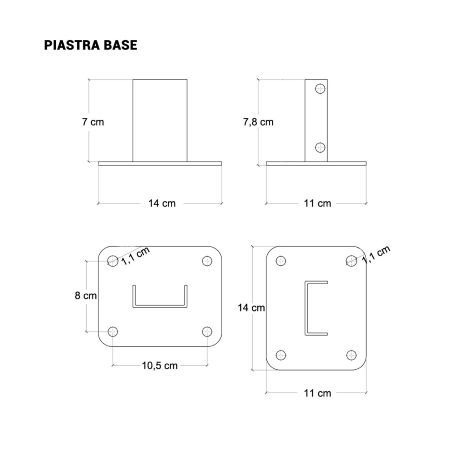 Ruote scaffalature MTX70 (250KG) 