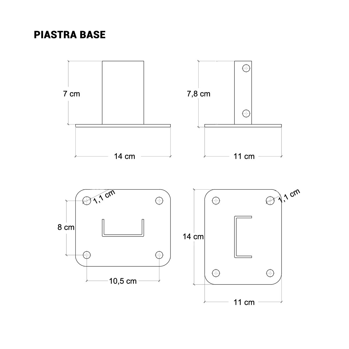 Ruote scaffalature MTX70 (250KG) 