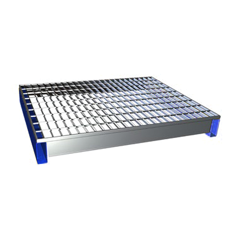 Ripiano in grigliato per scaffale portapallet (KIT 2 PZ) / cm. L.180xP.100 (2000Kg)