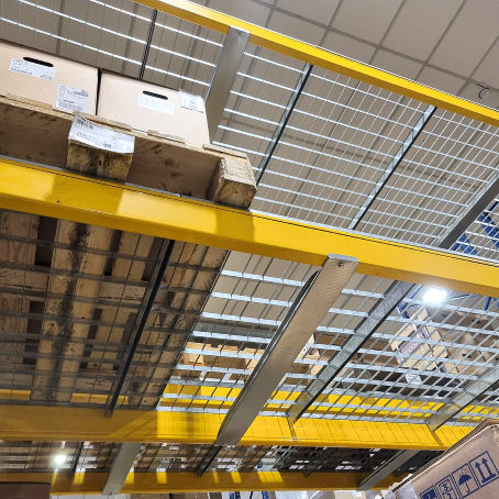 Ripiano in grigliato per scaffale portapallet (KIT 2 PZ) / cm. L.180xP.100 (2000Kg)