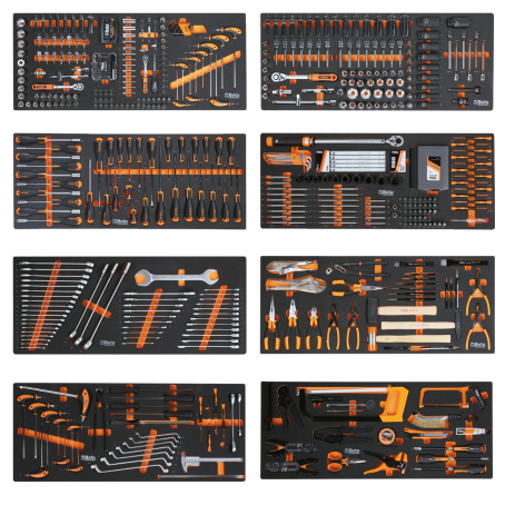 Cassettiera Beta Worker XL9 Arancio | 716 Utensili XXL | Gaesco