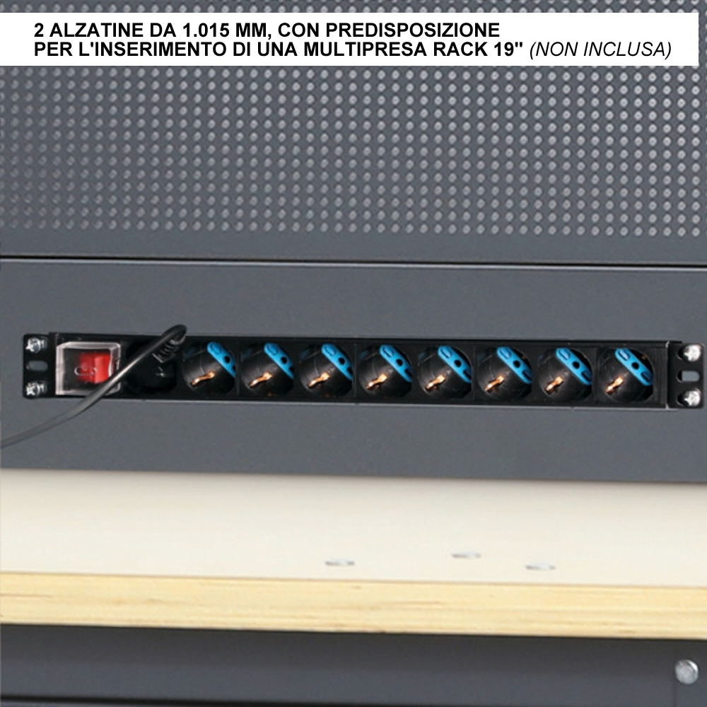Banco Lavoro Beta C58BC-W2,1/O Arancio | 2,1 mt | 4 Cassetti | Gaesco