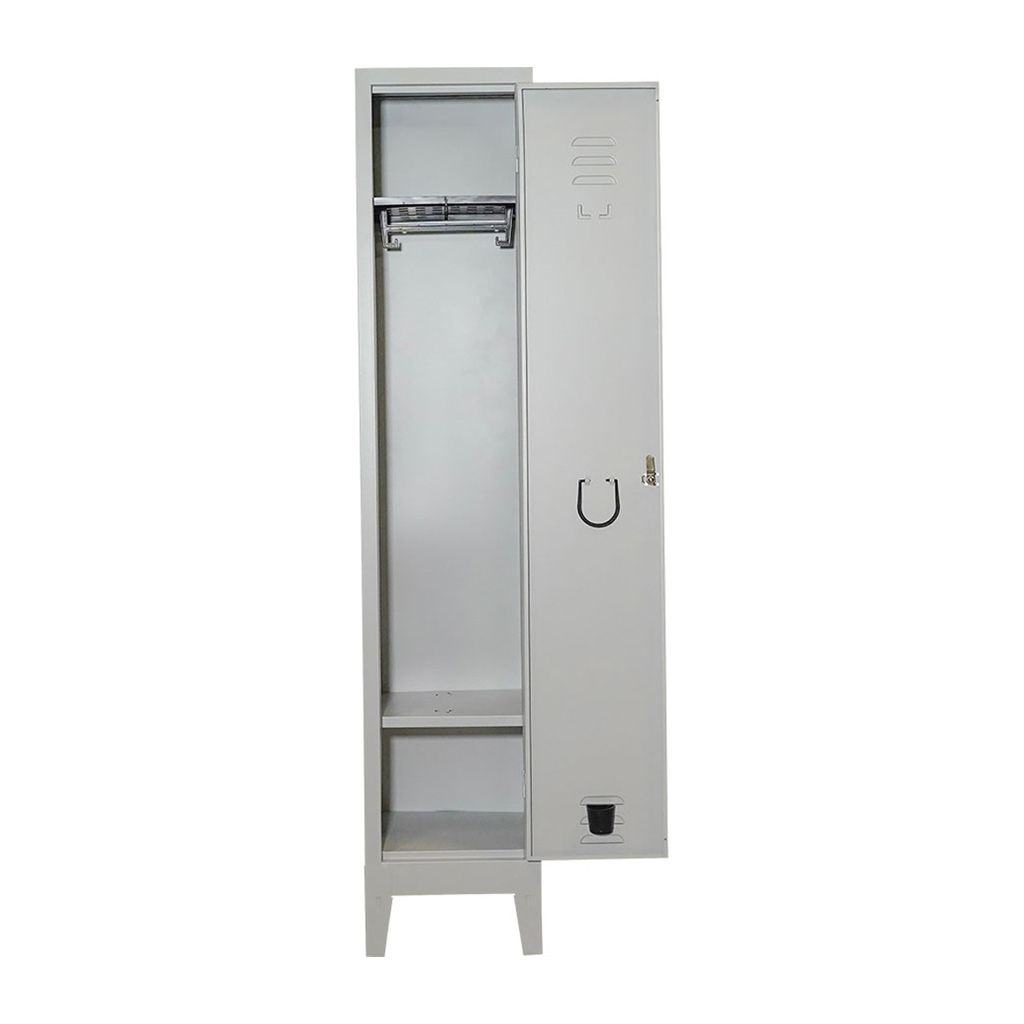 Armadio Spogliatoio Express Slim 1P Portascarpe 36x33x180 Grigio C.