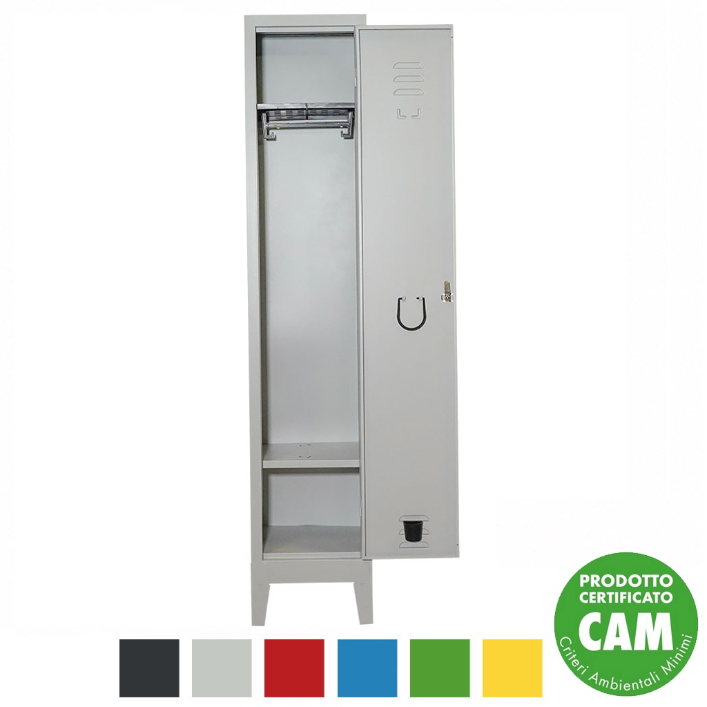 Armadio Spogliatoio Express Slim 1P Portascarpe 36x33x180