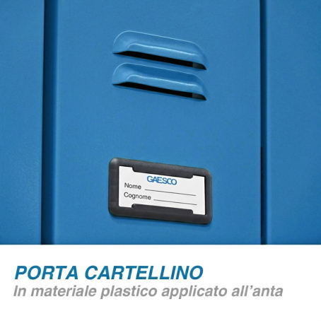 Armadio Spogliatoio Sporco Pulito Express Large 1P 36x50x180 Blu