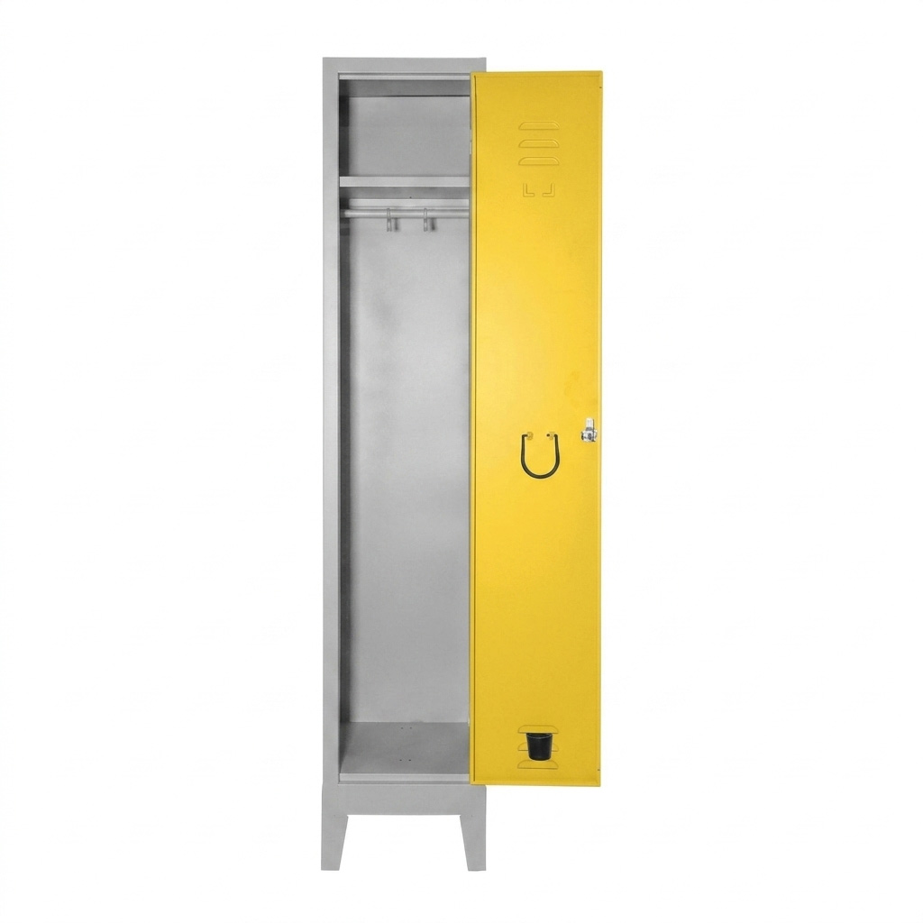 Armadietto Spogliatoio Express Large 1 Posto cm.36x50x180H Giallo