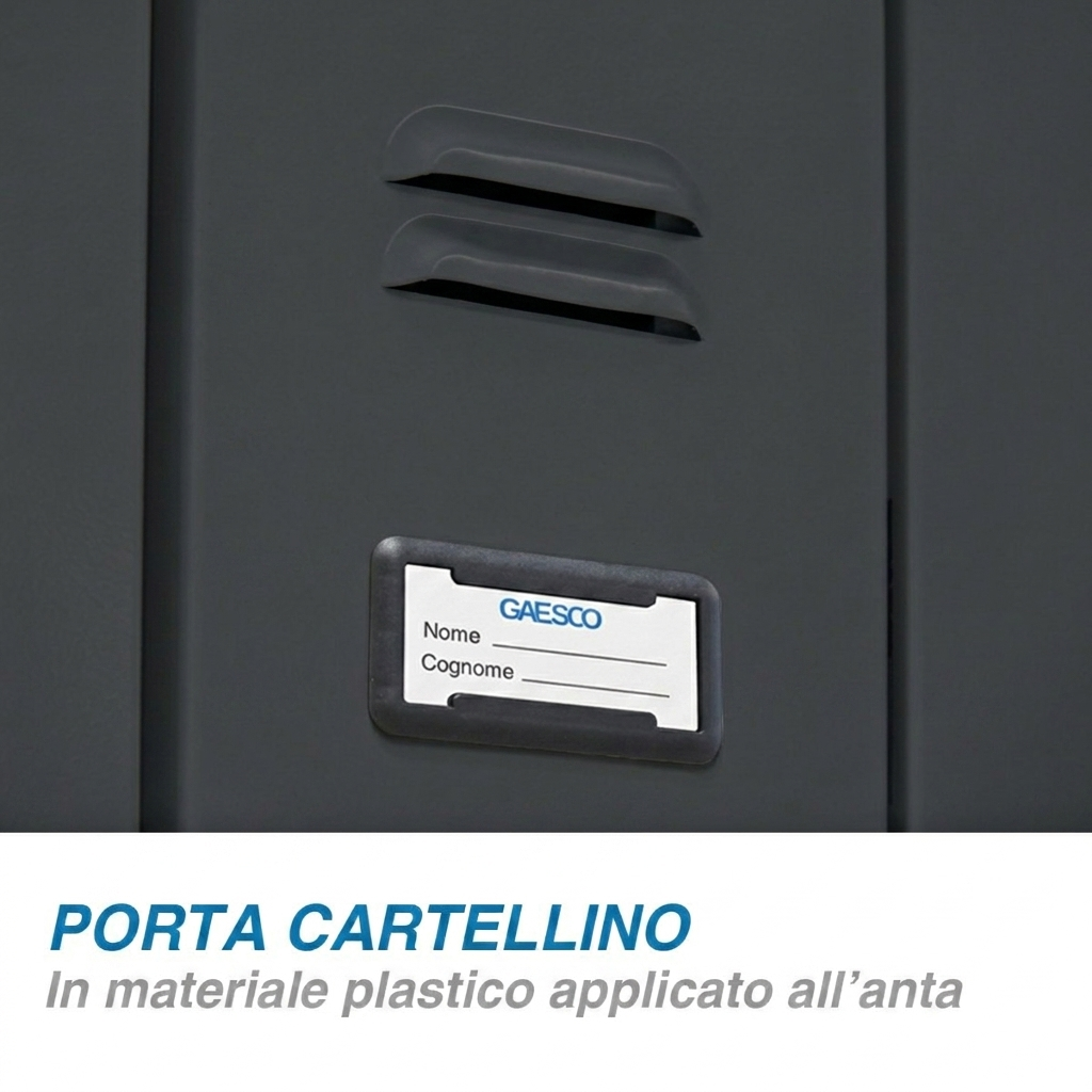 Armadio Spogliatoio Sporco Pulito Express Large 1P 36x50x180 Grigio S.
