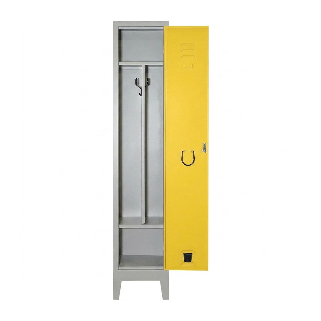 Armadio Spogliatoio Sporco Pulito Express Slim 1P 36x33x180 Giallo