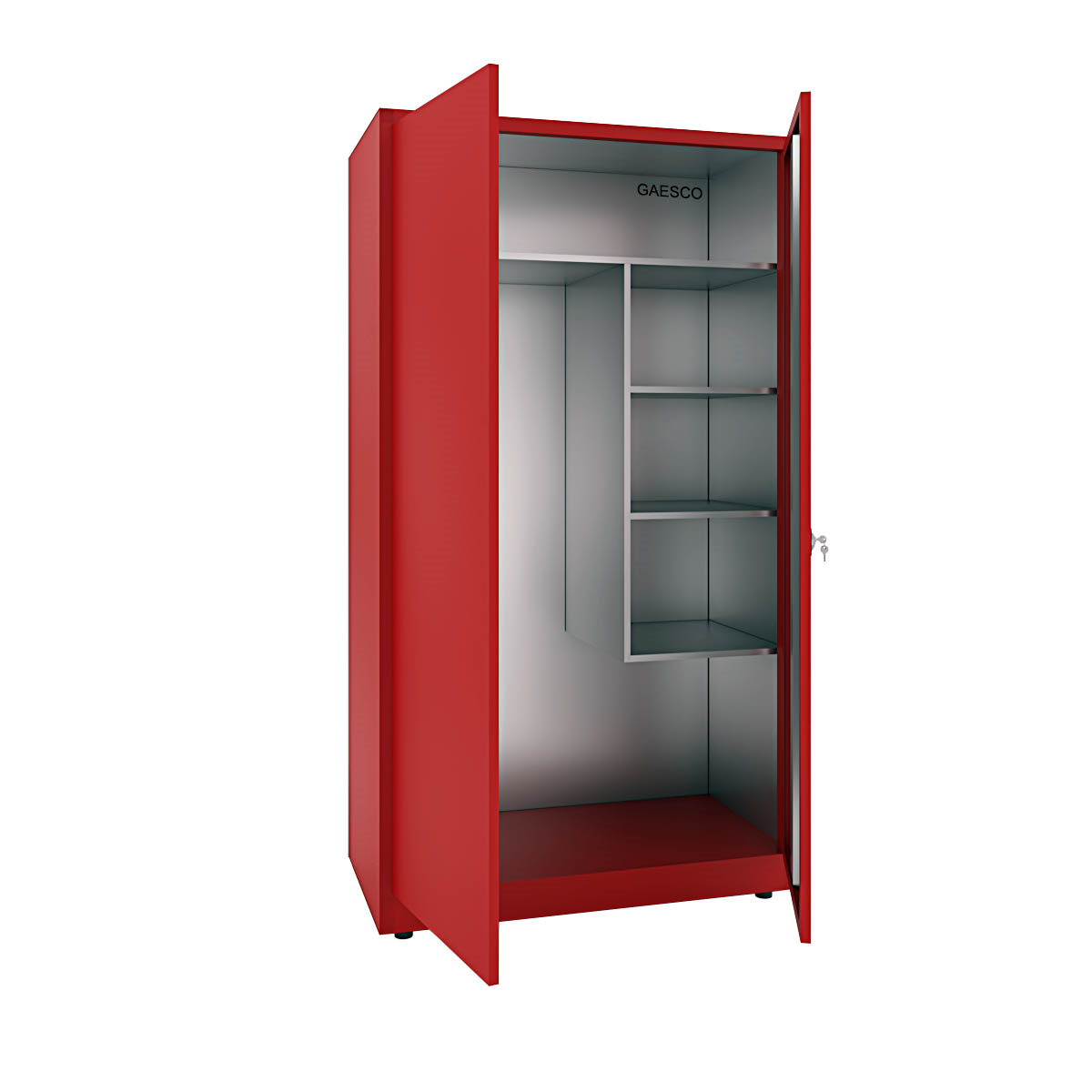Armadio Portascope Zincoplastificato ad ante battenti - Dim. 80x50x180H cm.