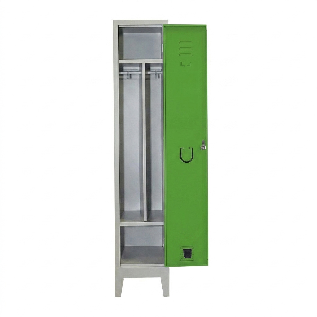 Armadio Spogliatoio Sporco Pulito Express Large 1P 36x50x180 Verde