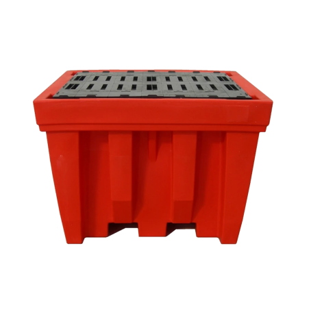 Stazione Stoccaggio Vasca HDPE con Telo PVC e Tettoia cm. 142x142x180